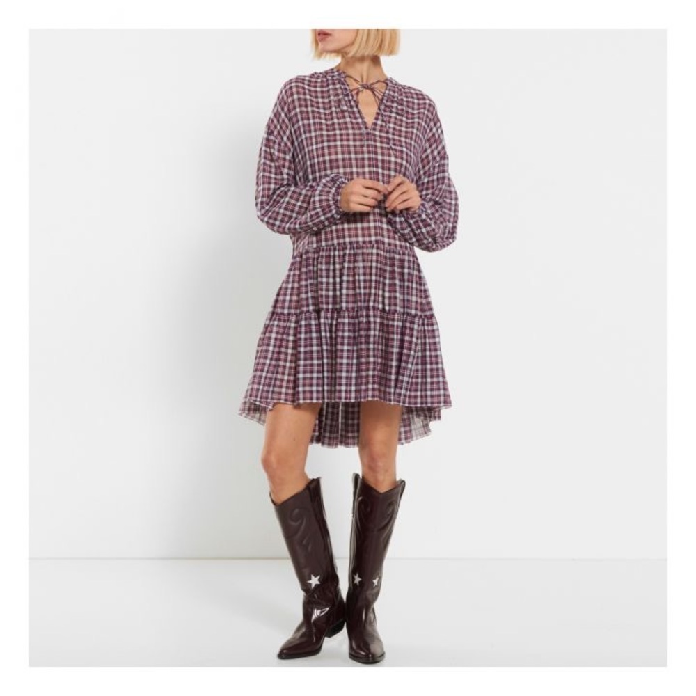 The Great Timber Dress Burgundy